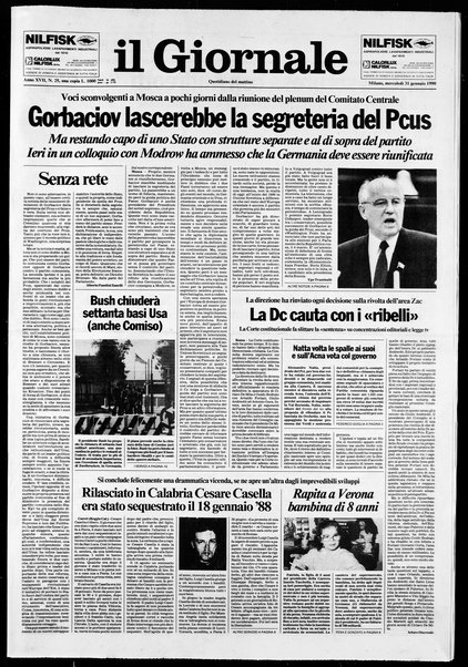 Il giornale : quotidiano del mattino